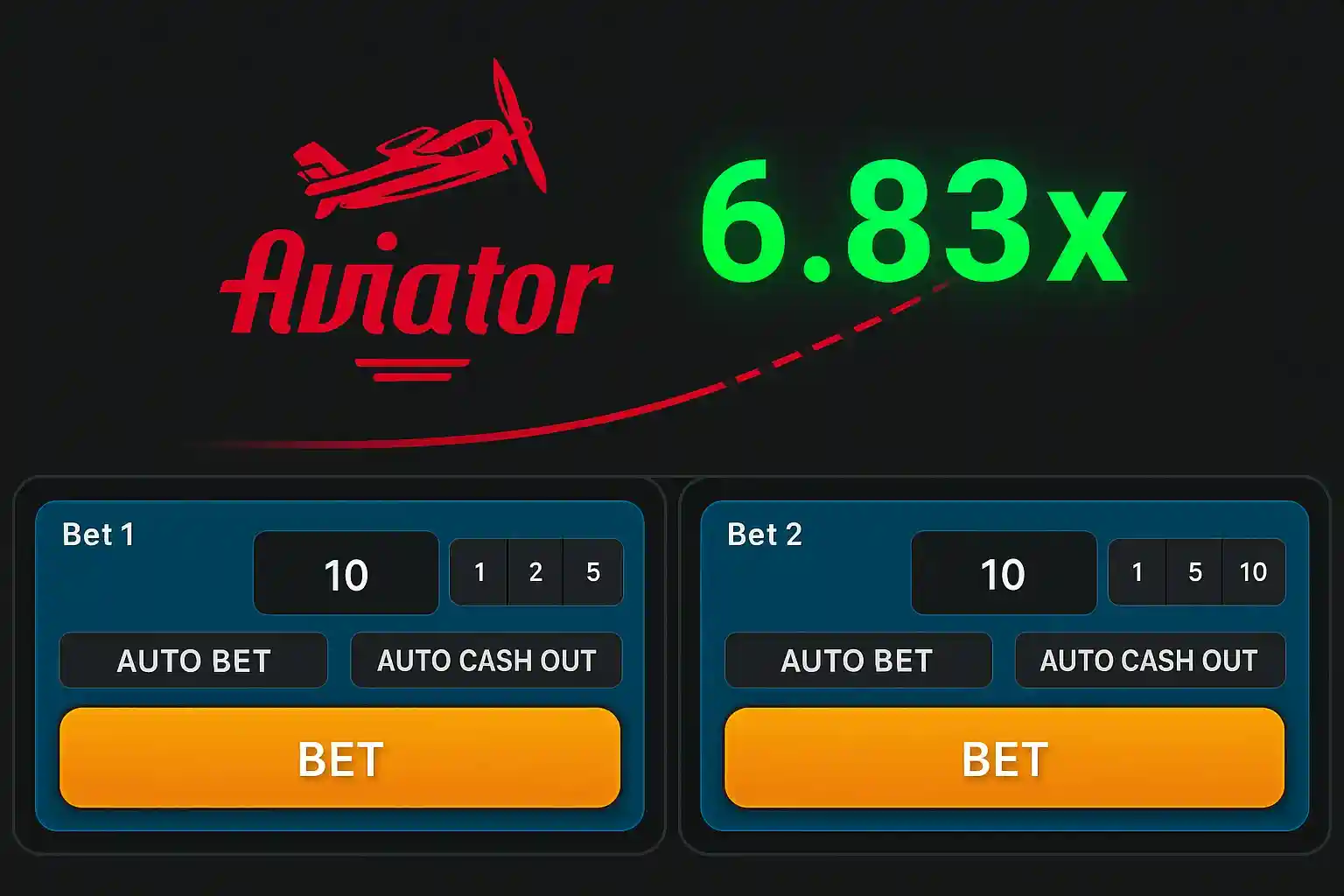 Aviator game screen showing rising multiplier odds before crash point