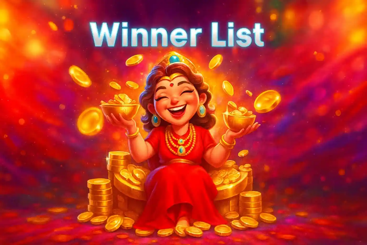 Excited casino winners celebrating on leaderboard with prizes and confetti